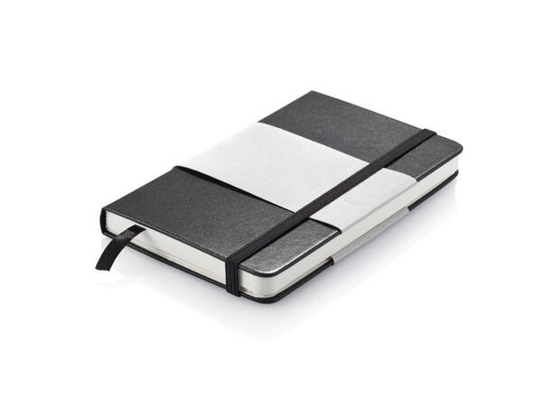 A6 hardcover notatbok sort 